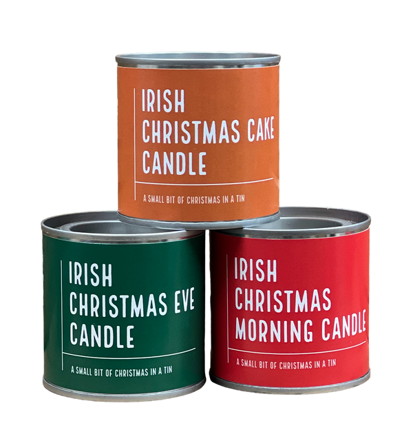 Irish Christmas Candles - Pack of 3