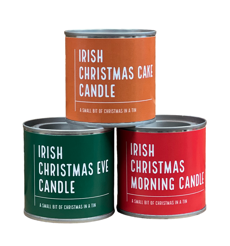 Irish Christmas Candles - Pack of 3