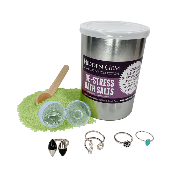 HG De-Stress Bath Salts in Large Tin (Ring)