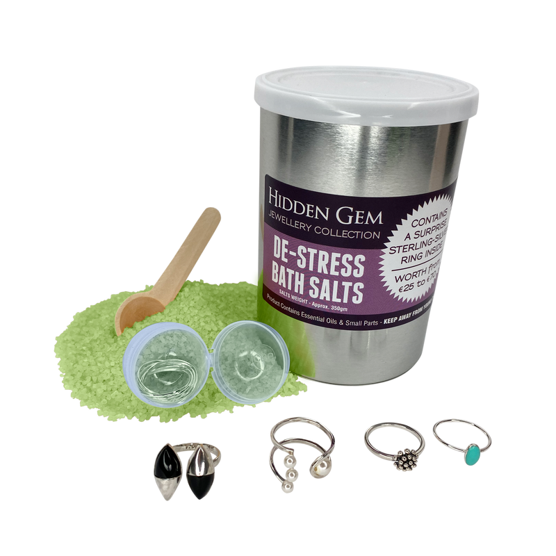 HG De-Stress Bath Salts in Large Tin (Ring)