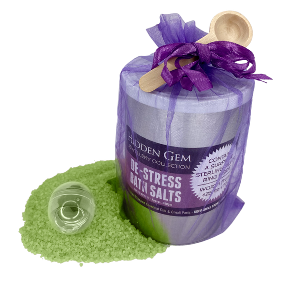 HG De-Stress Bath Salts in Large Tin (Ring)